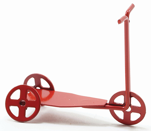Dollhouse Miniature Red Scooter